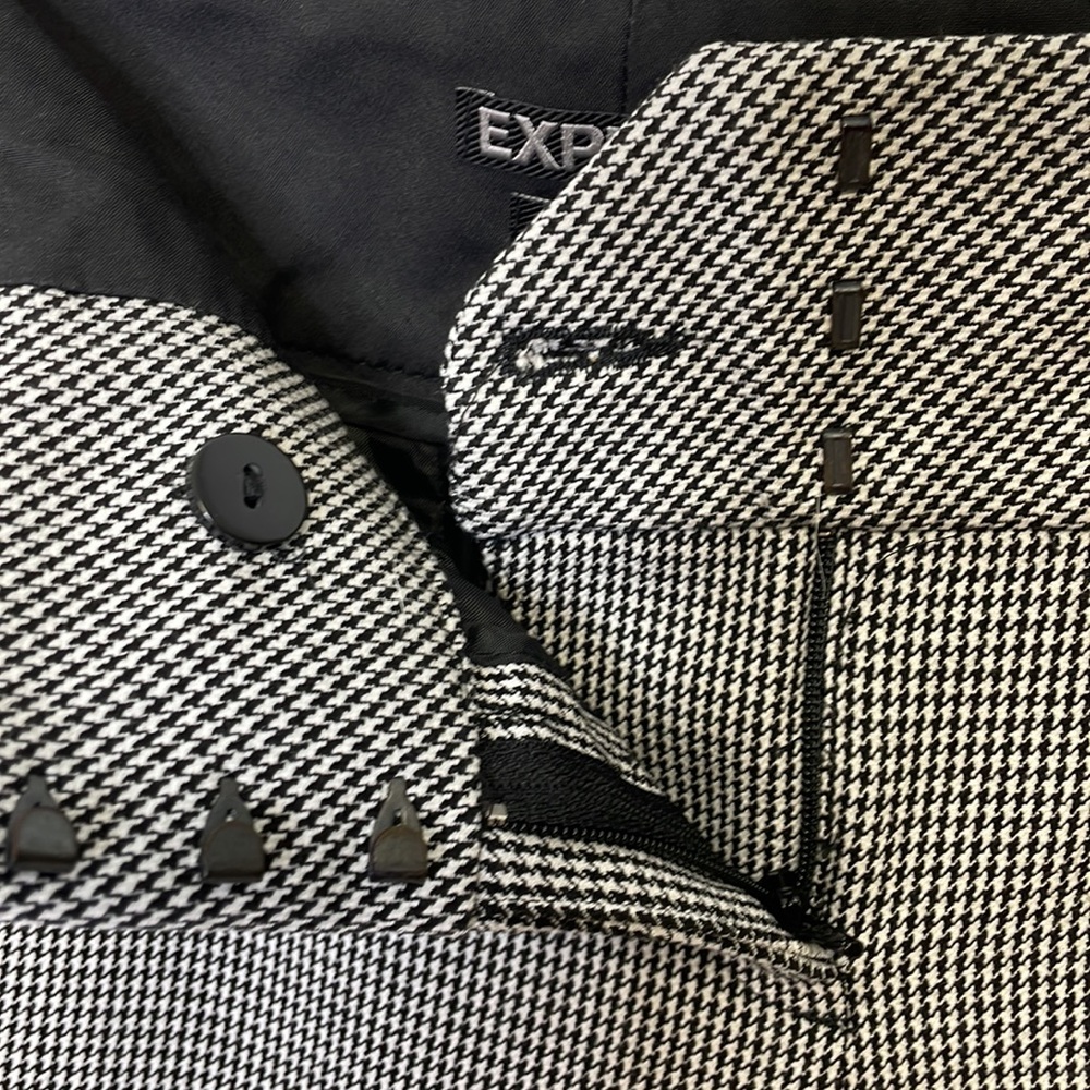 Express Editor Design Studio Pin Striped Pants - image 5